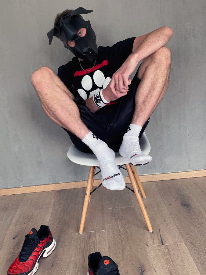 Sk8erboy® PUPPY Short Crew Socks weiß